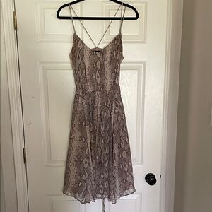 Banana Republic Snake Print Dress